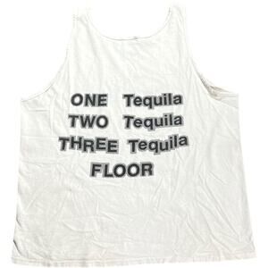 ONE Tequila TWO Tequila THREE Tequila FLOOR 90s Vintage Tank Top